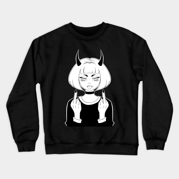 bad day Crewneck Sweatshirt by lalalychee